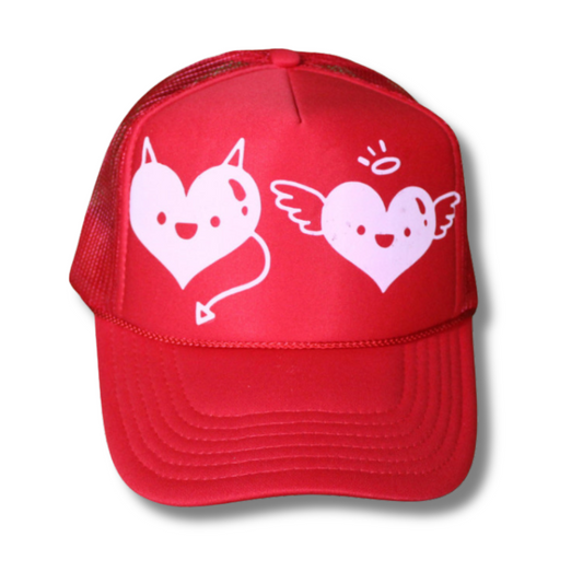 Two-Hearts Trucker Hat